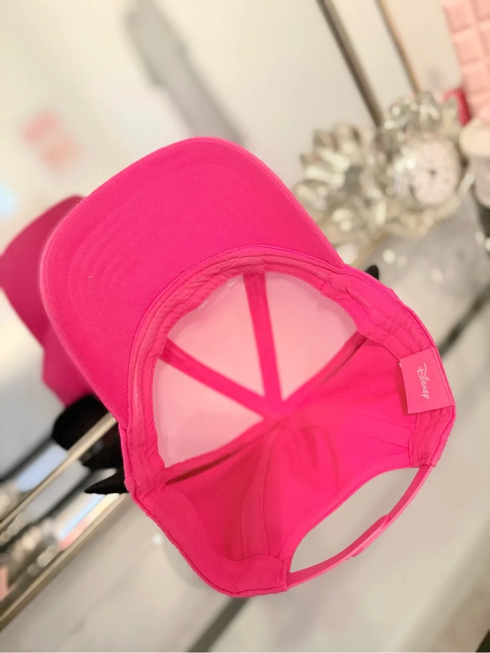 Disney•Sassy Bow Girls Minnie Ears Pink Youth Hat